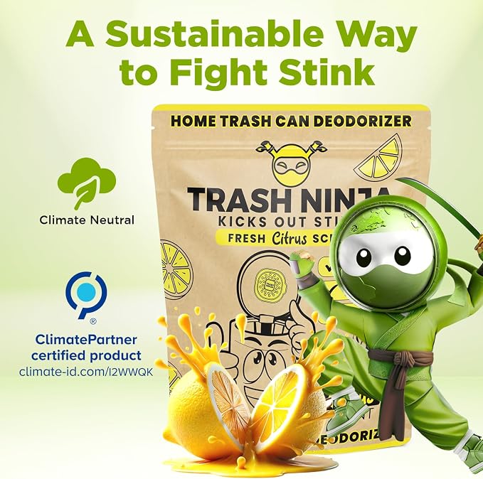 Trash Ninja Trash Odor Eliminator – Long-Lasting Citrus Scent Deodorizer - Image 7