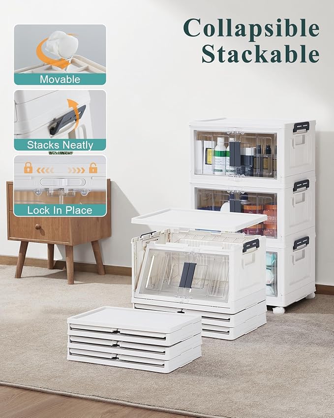OlarHike 23QT Stackable Storage Bins - Image 2
