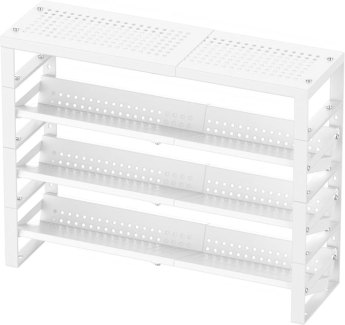 Expandable, Adjustable Spice Rack kitchen Organizer, Metal Pantry Storage by JOJOCROSSHIGHQUALITYLIFE