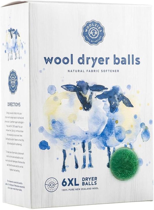 Woolzies Wool Dryer Balls Organic Big Wool Spheres Best Fabric Softener | by WoolziesHomeEssentials