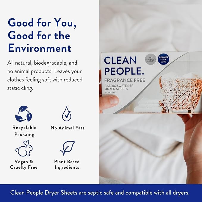 The Clean People Fabric Softener Sheets - Image 2