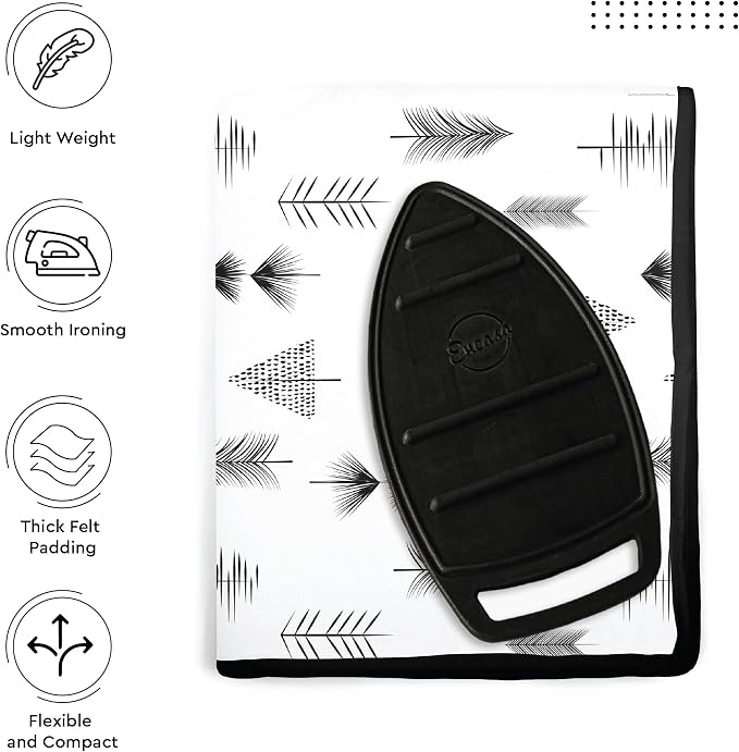 Encasa XO Ironing Mat/Pad with 3mm Padding & Silicone Iron Rest - Image 5