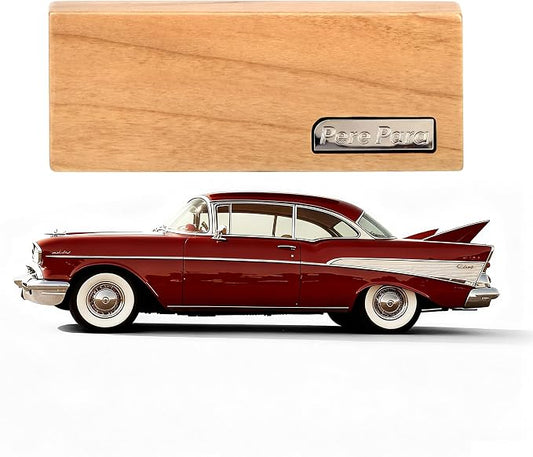4 Refreshing Scent Bags Wood Car Air Freshener Vent Clip- Natural Scent Diffuser by PerePara