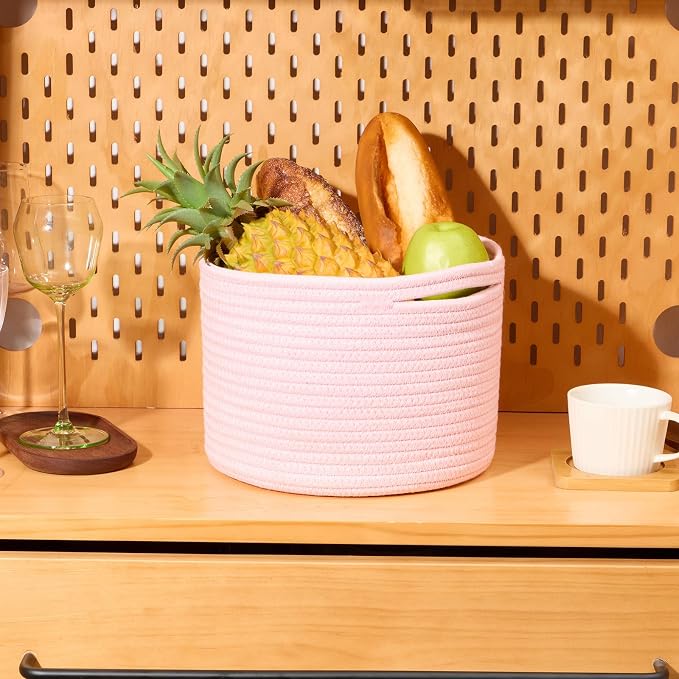 Small Basket for Organizing | Cube Shelf Closet Storage Baskets | 9.7×9.7×7.1” - Image 5