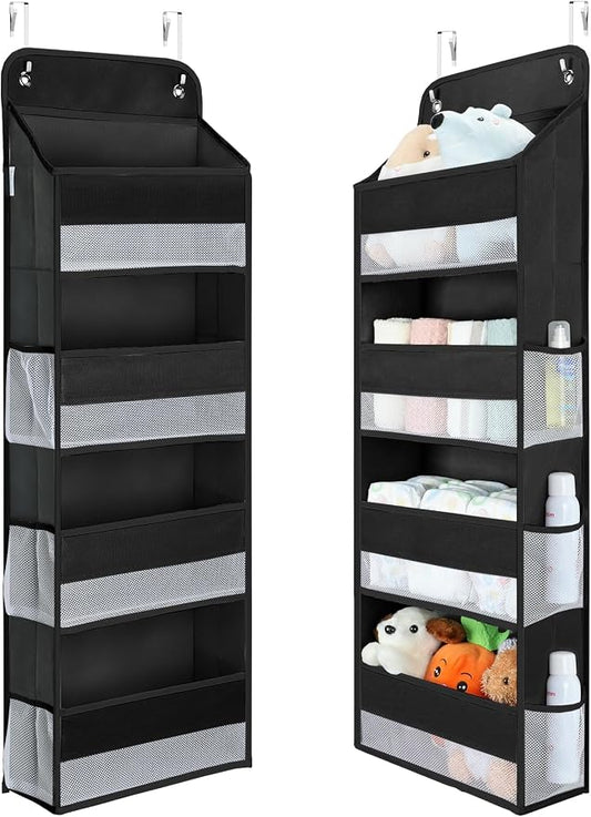 Yecaye 1 Pack Over the Door Organizer, 35.2lbs Load Toy Stuffed Animal Storage by Yecaye