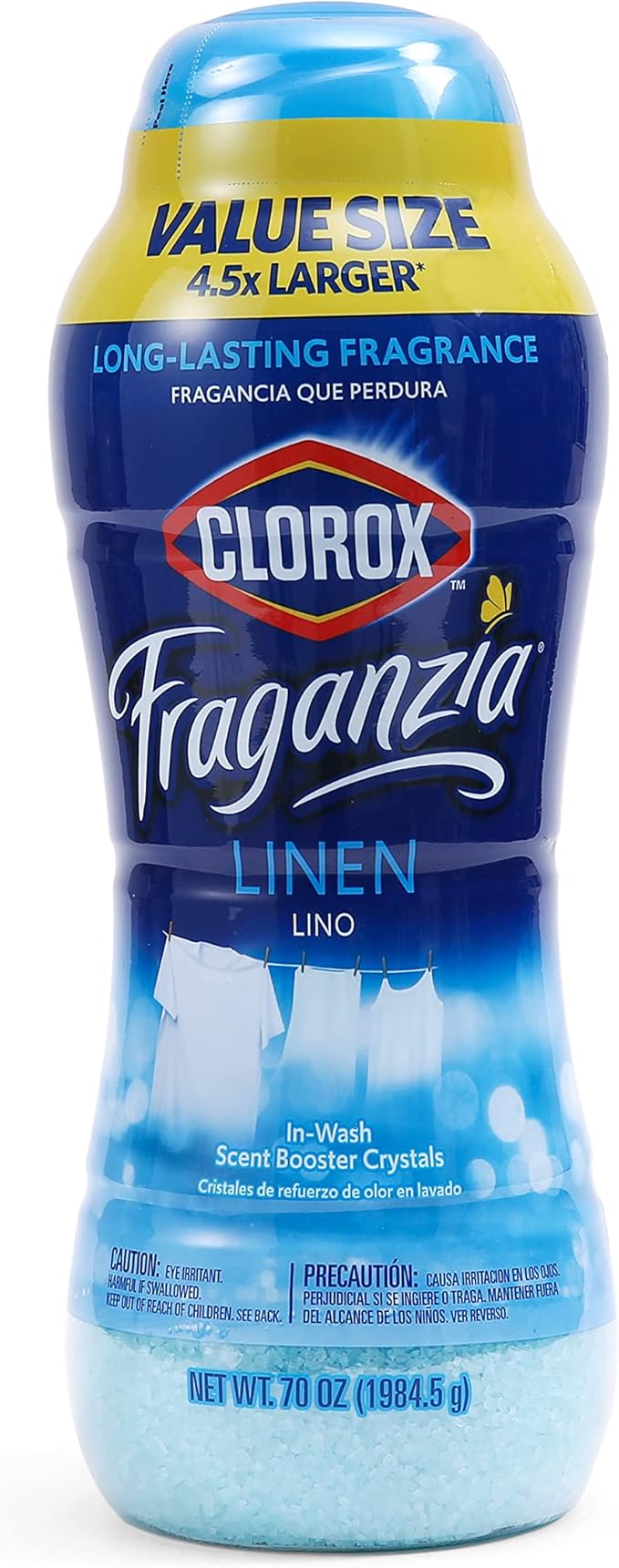 Clorox Fraganzia Laundry Scent Booster Crystals in Linen Scent by Clorox