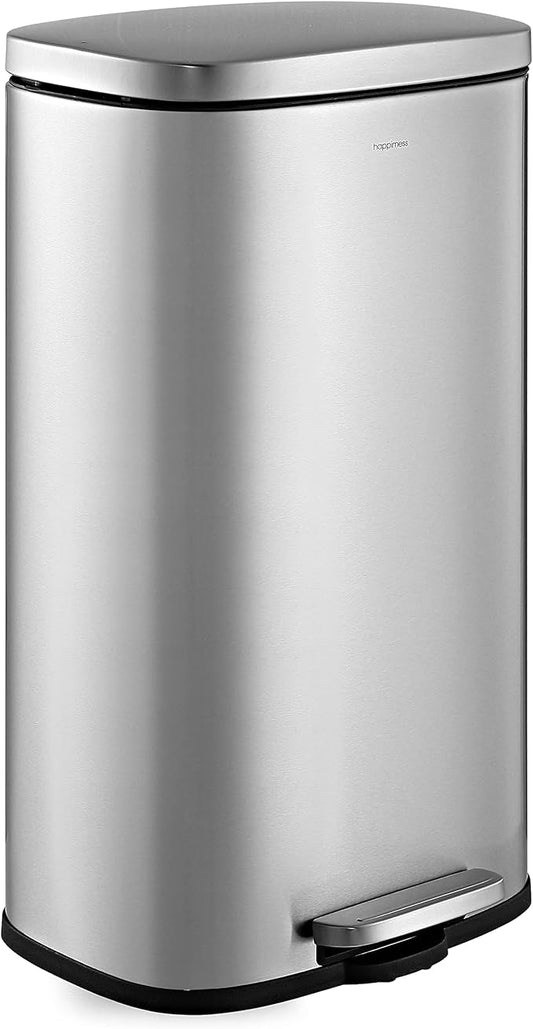 happimess HPM1011A Curtis 8-Gallon Step-Open Trash Can by Happimess