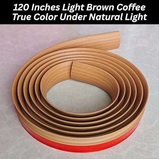 1/5 inch Height Floor Transition Strip, Self Adhesive Carpet Wood Tile Vinyl - Image 3