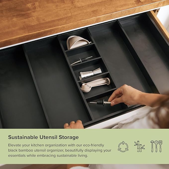 KitchenEdge Adjustable Kitchen Drawer Organizer - Image 5