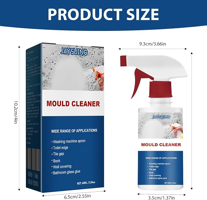 AUJ 2PCS Mould Cleaner Spray, Mould Cleaner Foam Spray, Powerful Multi-purpose - Image 7