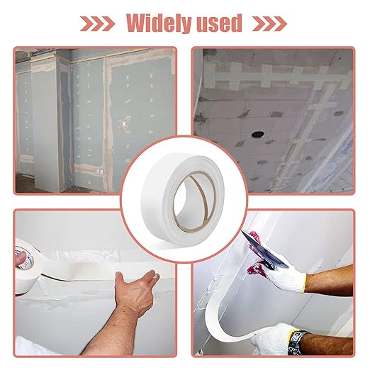 Drywall Paper Tape, 2” x 250 ft Ultra-Thin Fiber Paper Drywall Joint Tape - Image 5