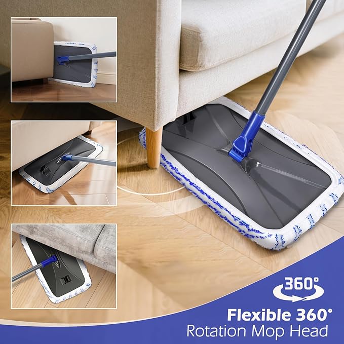 Masthome Microfiber Mop, Large Surface Flat Mop - Image 6