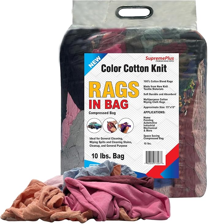 Premium Color Knit Cleaning Rags – Shop Rags Bulk by SupremePlus