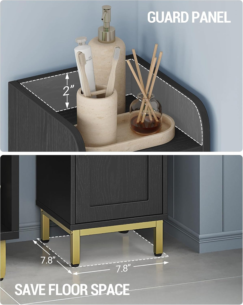 Hzuaneri 4-Tier Narrow Tall Storage Cabinet