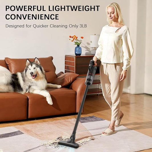 Cordless Vacuum Cleaner Lightweight Hand-held Stick Vacuum Small Vacuum - Image 2