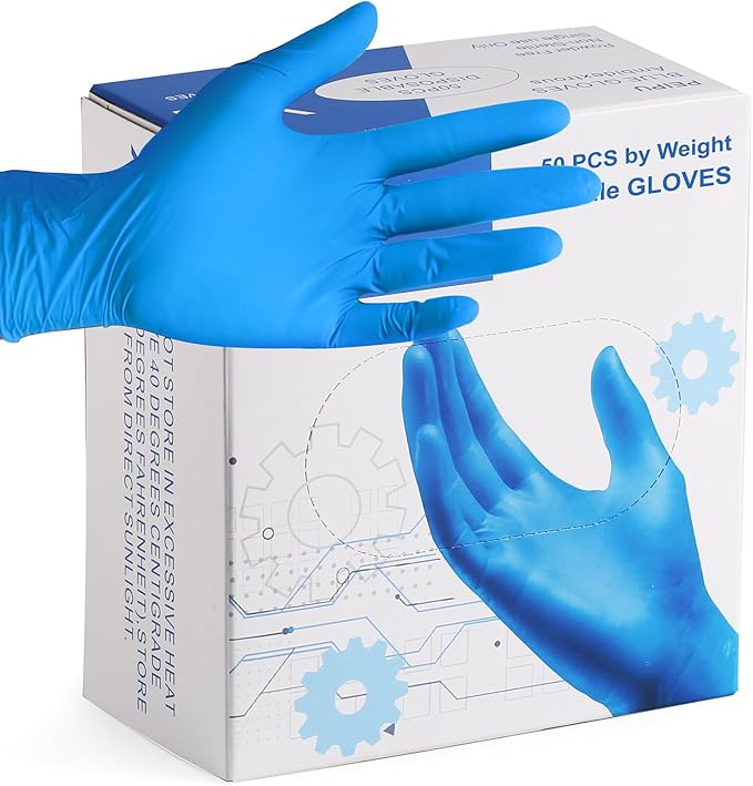 PEIPU Nitrile Disposable Gloves，Powder Free, Cleaning Service Gloves, Latex Free - Image 7