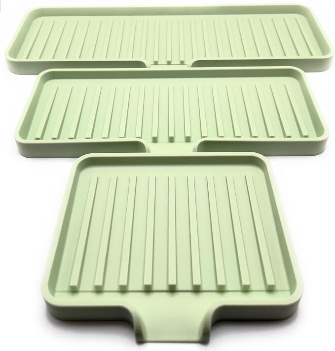 Happitasa Silicone Soap Dish Tray and Sponge Holder - Image 4