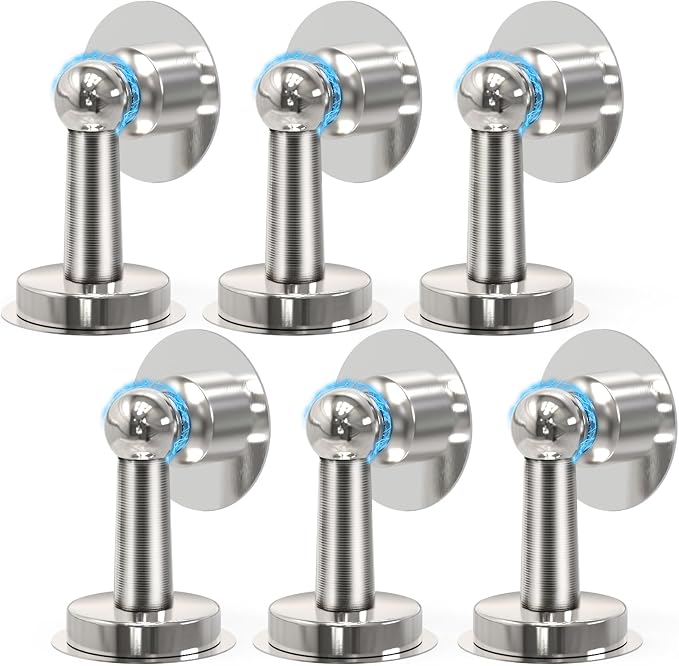 6 Pack Door Stopper Magnetic, COCIVIVRE Magnet Door Stop Stainless Steel by COCIVIVRE