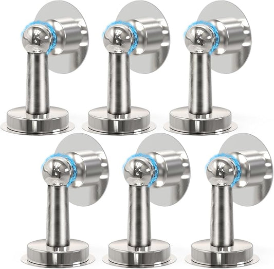 6 Pack Door Stopper Magnetic, COCIVIVRE Magnet Door Stop Stainless Steel by COCIVIVRE