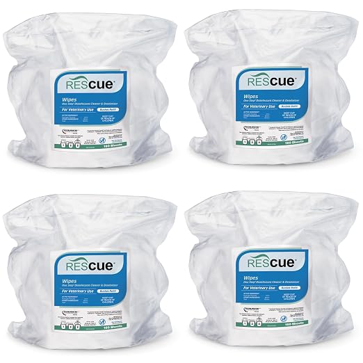 REScue One-Step Disinfectant Cleaner & Deodorizer Wipes by REScue