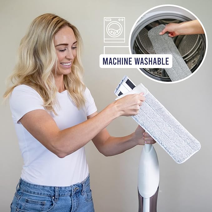 Don Aslett's Spray Mop Plus+ for Floor Cleaning| 360° Rotatable Head | Reusable - Image 5