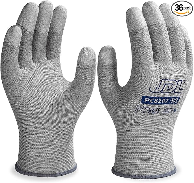 JDL ESD Work Gloves, Anti-Static Gloves by JDLSAFETYGLOVES