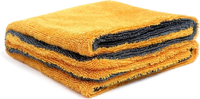 Greenfound Microfiber Towel for Cars, 1000GSM Car Drying Towel, Double Twist by Greenfound