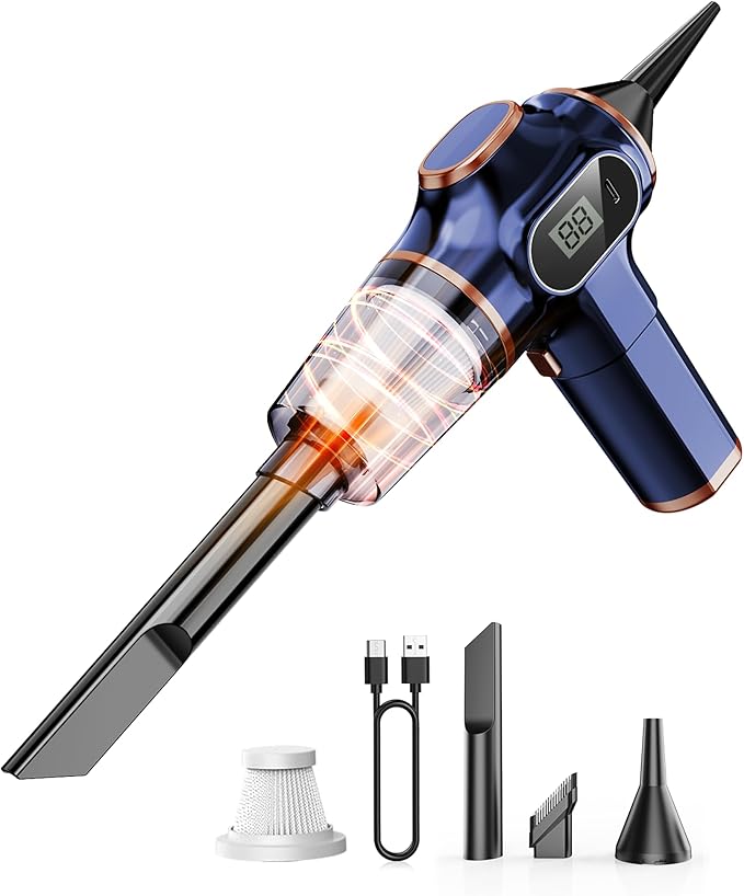 Portable Car Vacuum Cordless Mini Handheld Vacuums Cleaner Rechargeable by Unknown