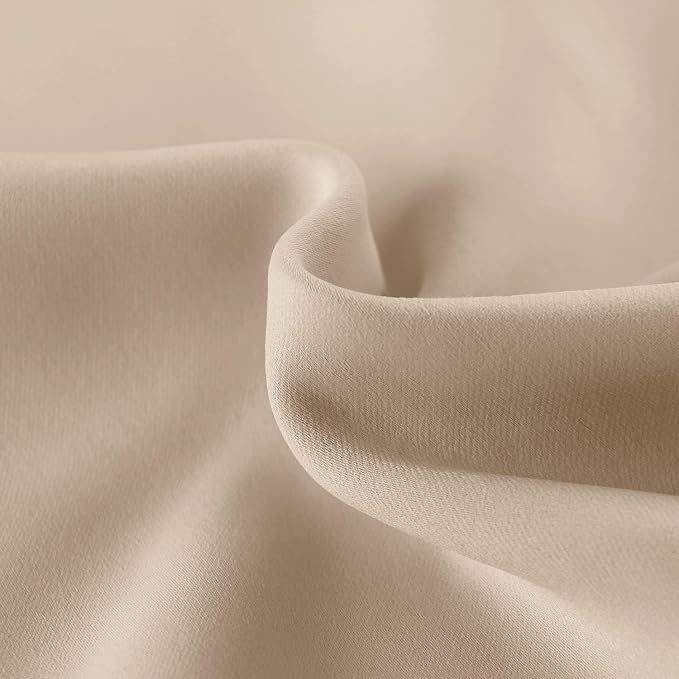 DWCN French Door Curtains – Rod Pocket Thermal Blackout Curtain - Image 4