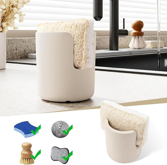Diatomite Sponge Holder, Dish Sponge Stand by SlowSLog