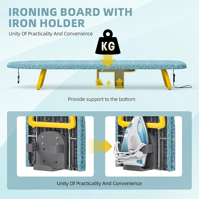 Small Ironing Board Tabletop, Foldable mini Ironing Board, Table top Ironing - Image 3