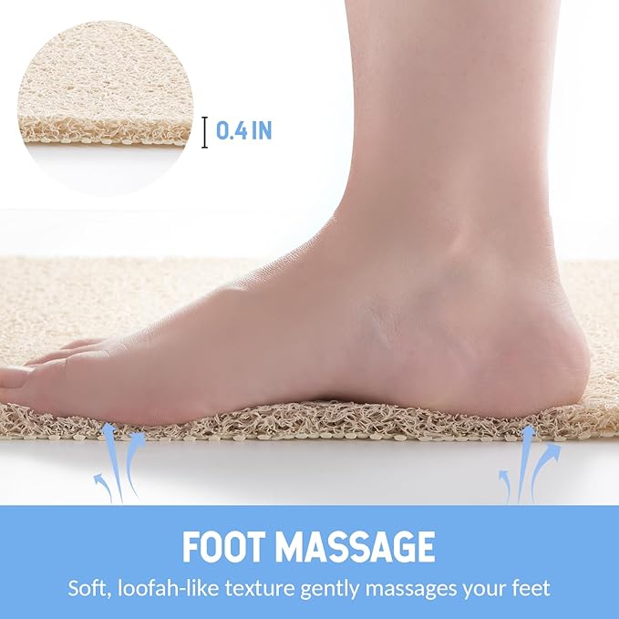 Non-Slip Bathtub Mat, 2 Pack Anti Slip Shower Mat, Fast Drying Bathtub Mats - Image 6