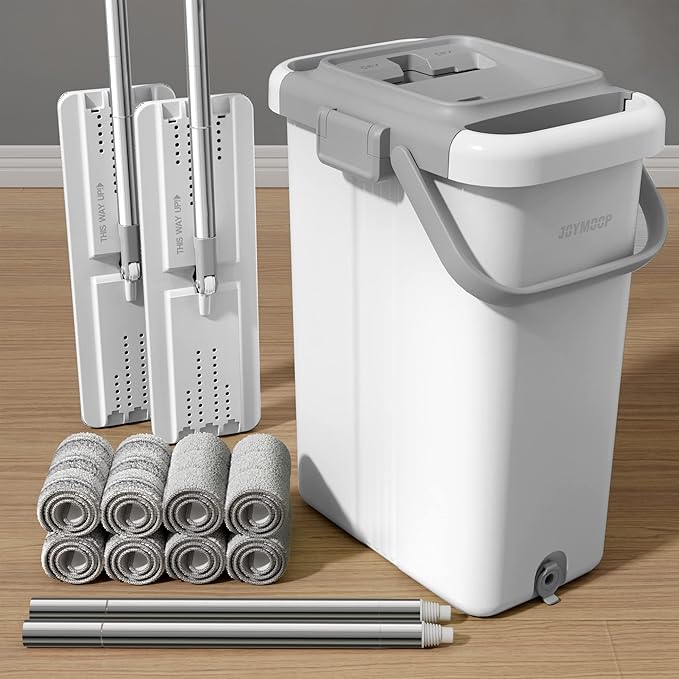 JOYMOOP Mop and Bucket with Wringer Set by JOYMOOP
