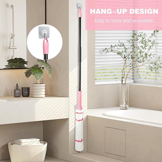 Self-Wringing Twist Mop for Floor Cleaning, 57” Long Handle Heavy Duty - Image 5