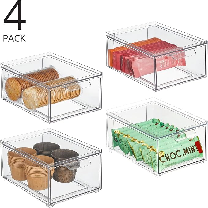 mDesign Stackable Storage Containers Box - Image 4