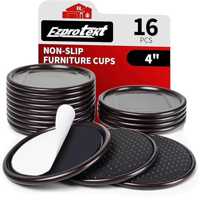 Ezprotekt 4 inch Round Non Slip Furniture Pads by VisittheEzprotekt