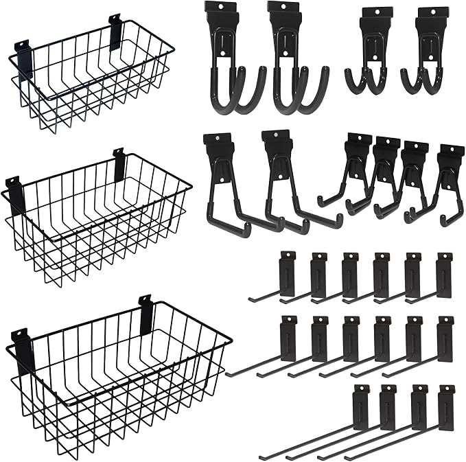 NeatiEase 29 PCS Slatwall Accessories Kit by NeatiEase