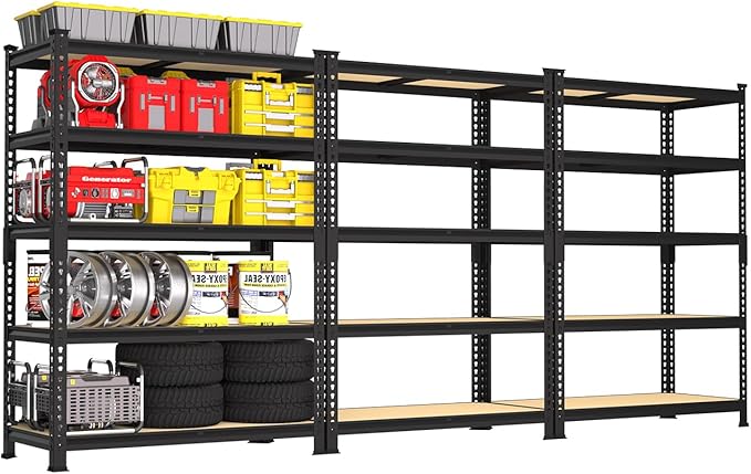 PrimeZone 35.5" x 12" x 72" Heavy Duty Storage Shelves by PrimeZone