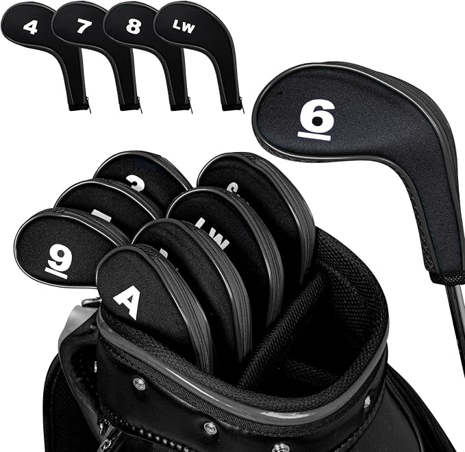 Golf 12pcs Thick Synthetic Golf Iron Head Covers Set Headcover Fit All Brands - Image 5
