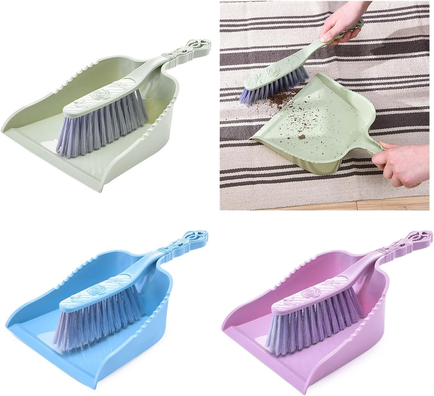 Household Tool Small Sweeper and Dustpan Set for Tables Bed Quick Cleanup Desktop Use Essential Desktop Dustpan Broom Set