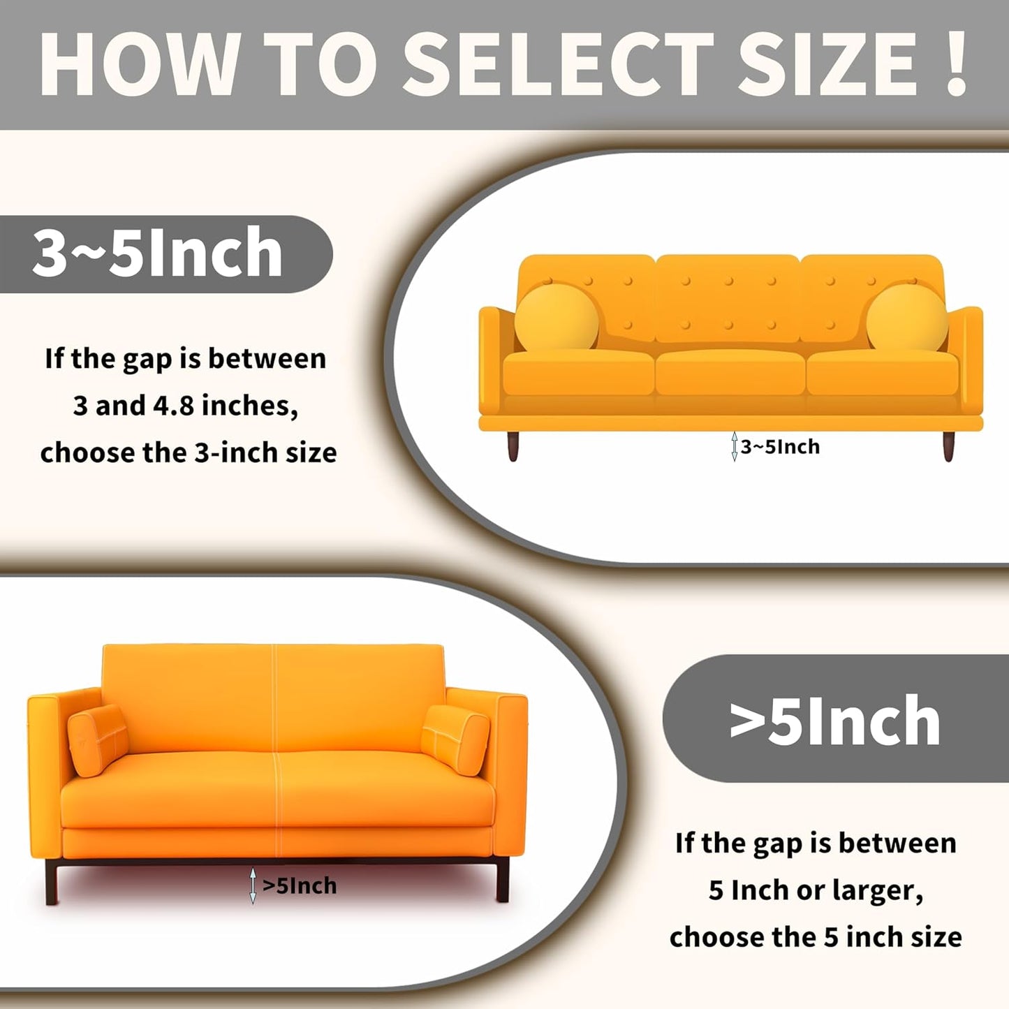 Under Couch Blocker, 3''×132'' Adjustable Elastic Couch blockers for Pets and Kids Toys, Suitable for Multiple Types of Furniture Legs