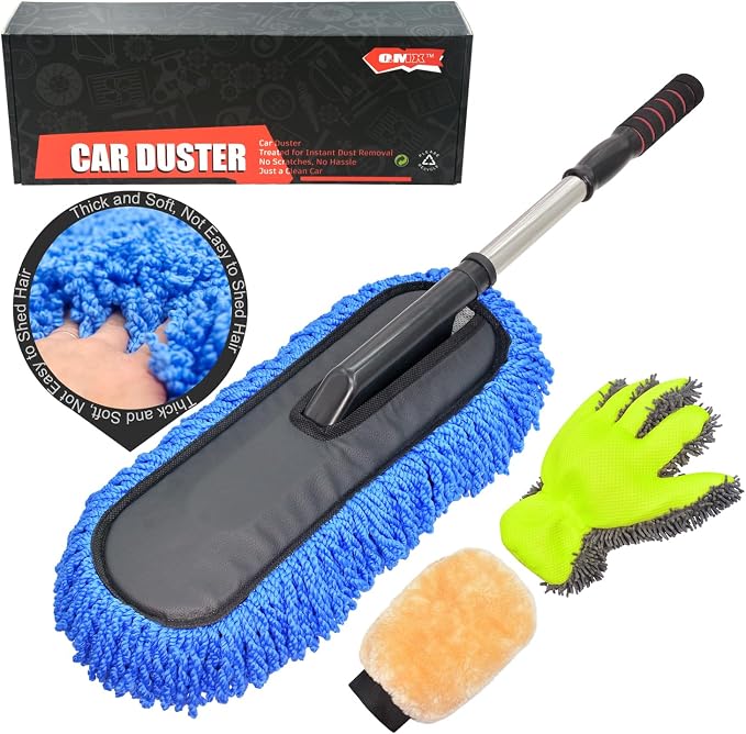 Car Wash Brush Duster Mop, Car Detailing Cleaning Kit, Wash Mitt, Microfiber by Unknown