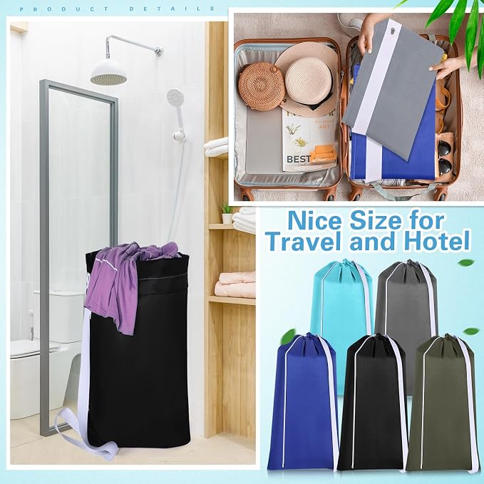 10 Pcs Nylon Extra Large Laundry Bag - Image 6