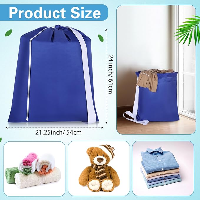 10 Pcs Nylon Extra Large Laundry Bag - Image 2
