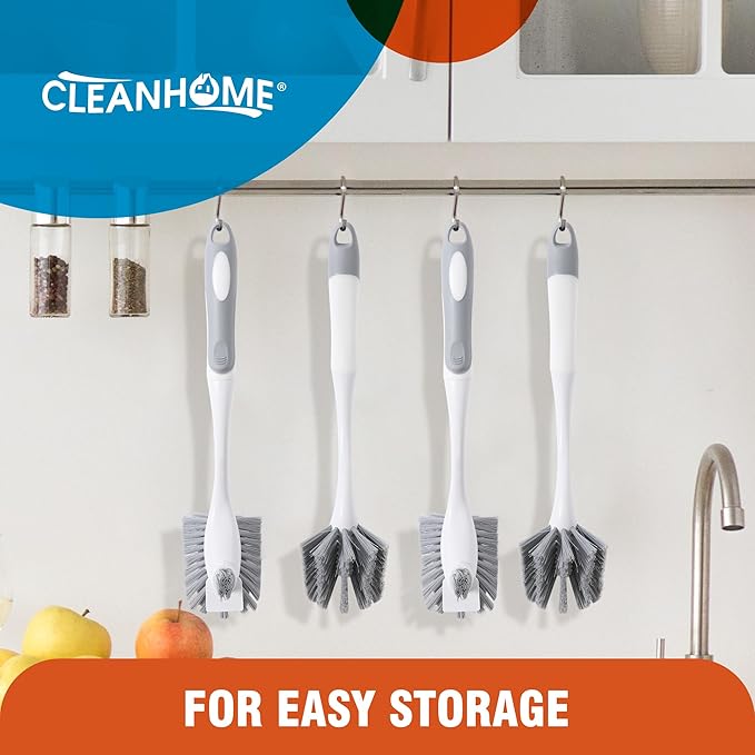 4-Pack Heavy-Duty Dish Scrub Brushes - Image 7