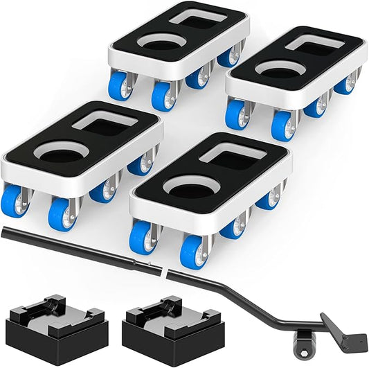 Furniture Dolly with Dual Groove Design: Furniture Sliders with 6 Wheels by KissCore