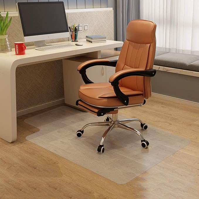 Office Chair Mat for Hardwood Floor, 48”x 36” Clear Floor Protector Mat for - Image 6