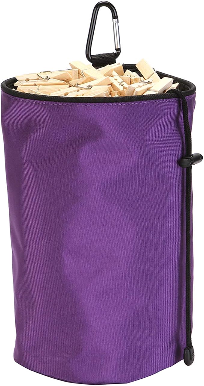 Clothespins Bag Hanging Clothesline Peg Organizer Storage Bags, Dust-Proof by VEAMOR