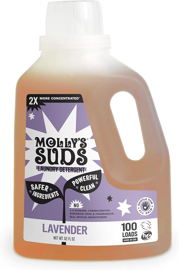 Molly's Suds Liquid Laundry Detergent | Clean Laundry Detergent Soap by MollysSuds