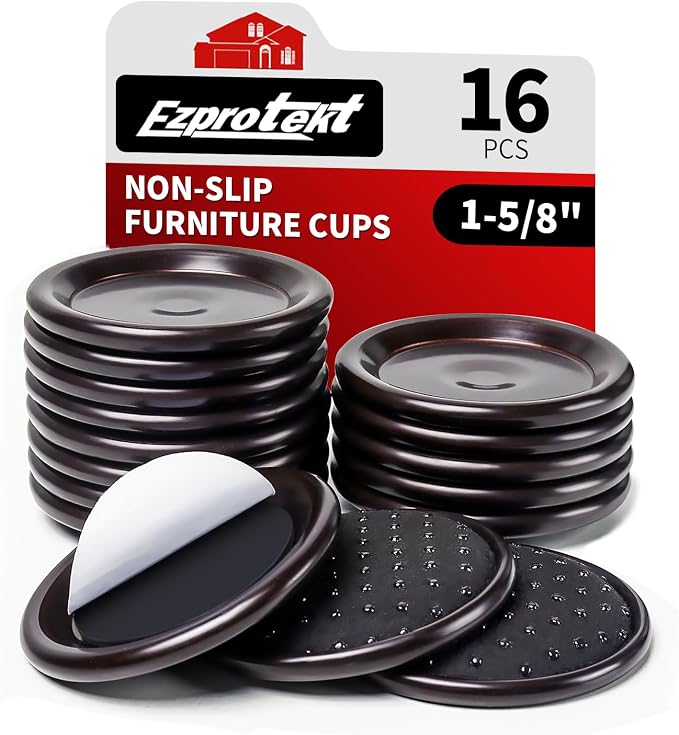 Ezprotekt 1 5/8" Round Non Slip Furniture Pads by VisittheEzprotekt